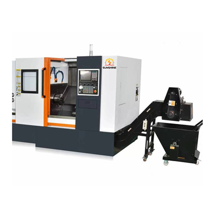Strung CNC inclinat pentru prelucrarea pieselor de disc